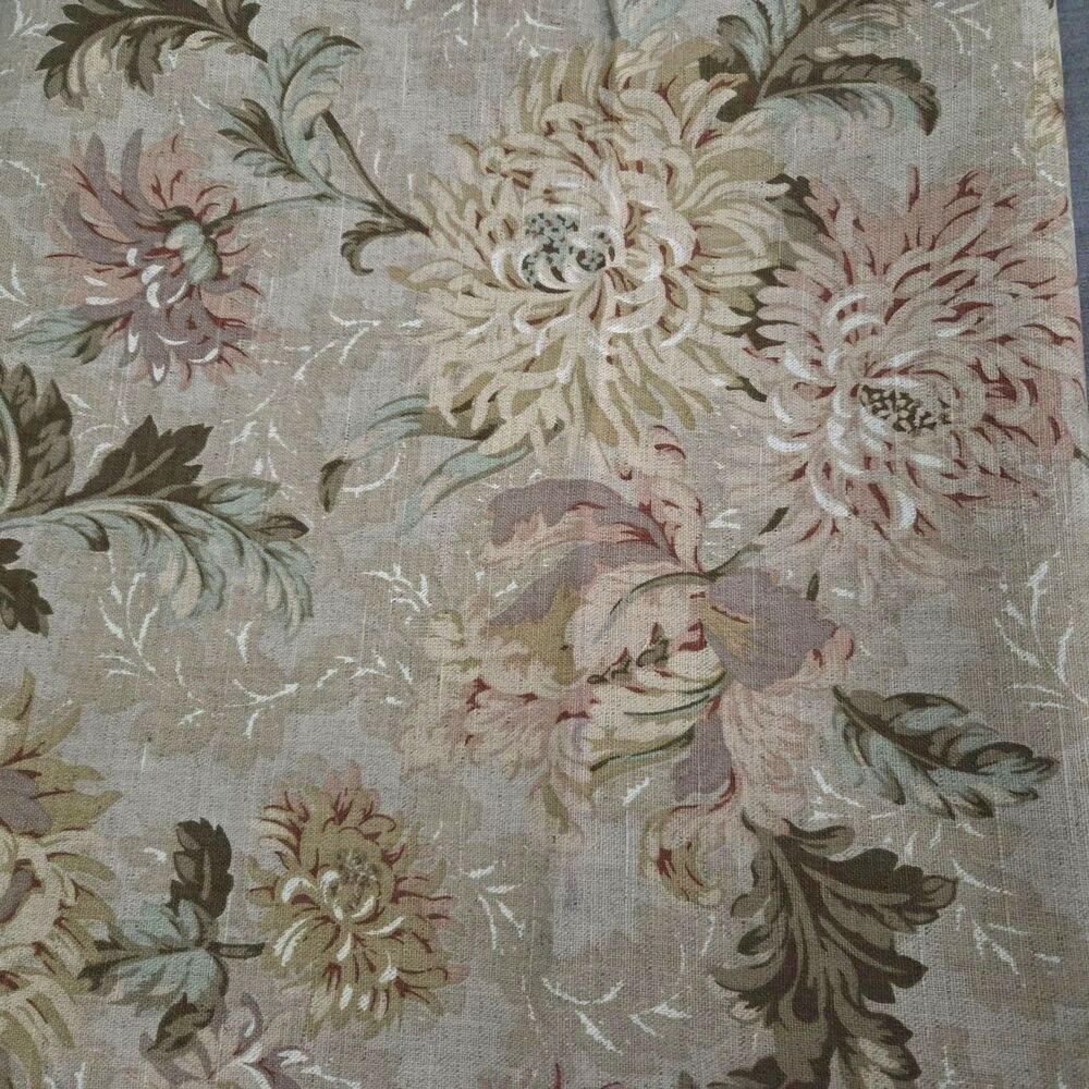 Lillian August Christina 4yards 32" x52" Remnant Spectrum Fabrics Vintage Floral